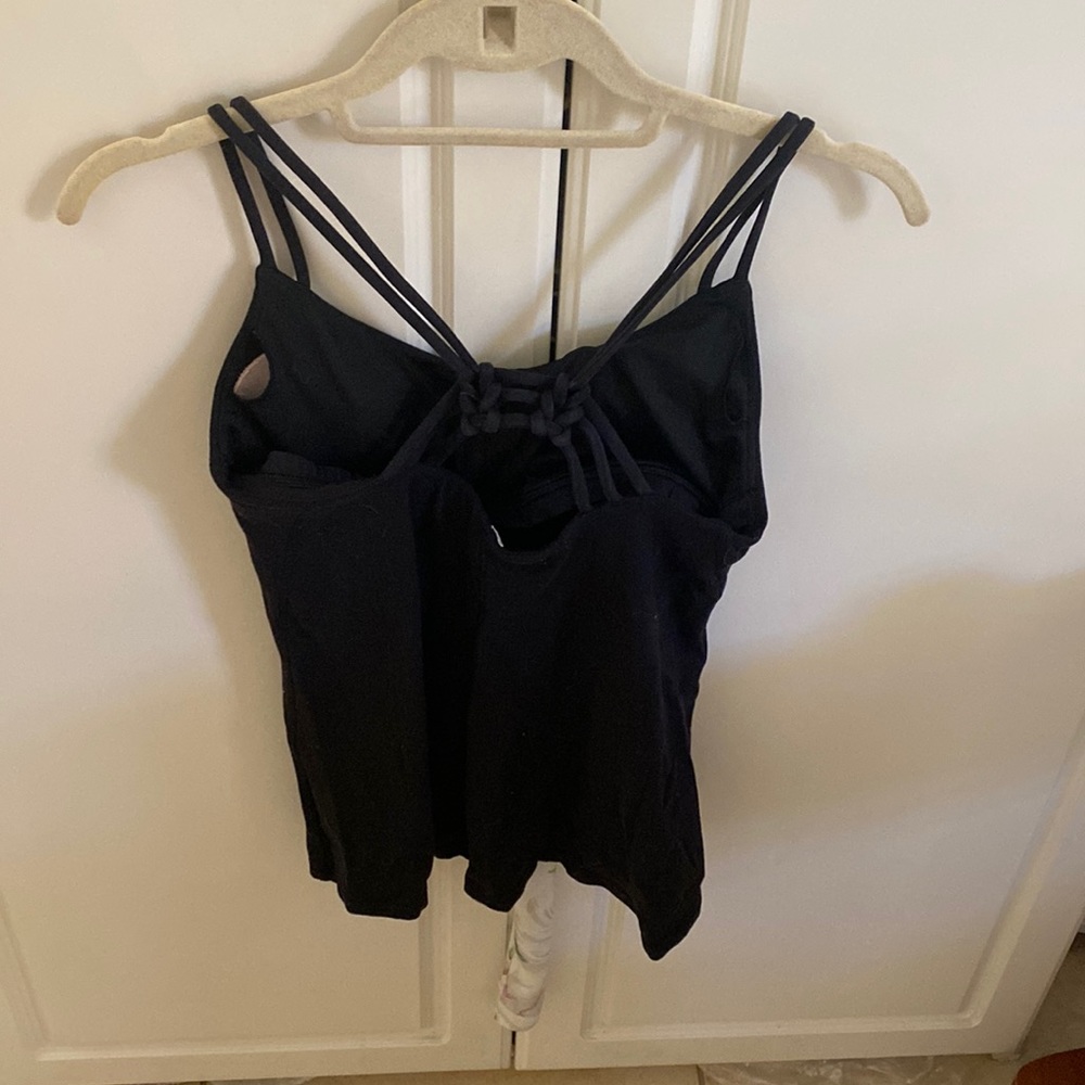Lululemon Black Strappy Top